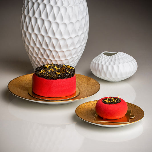 魚子醬紅寶石蛋糕