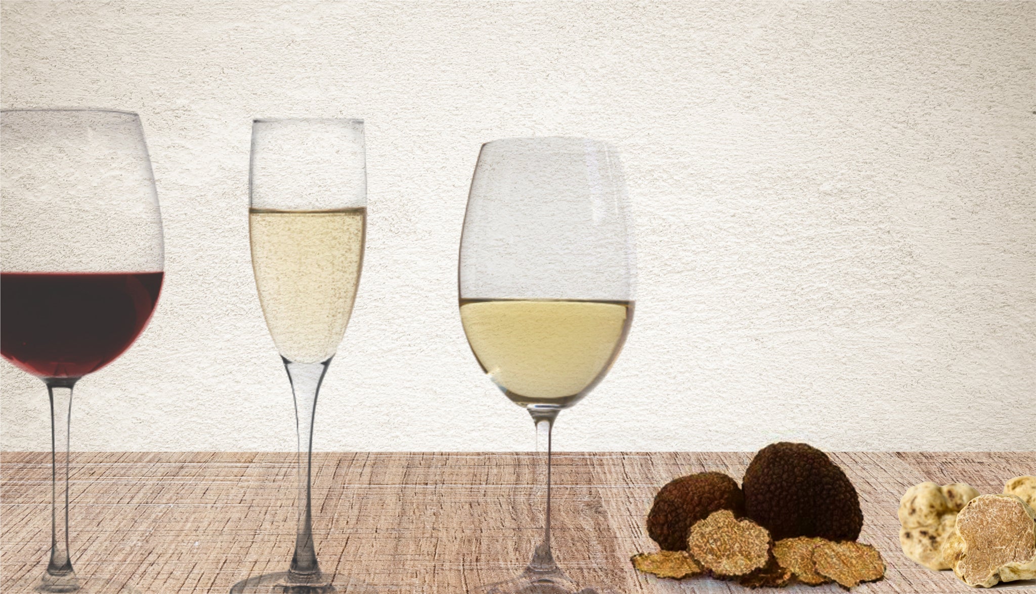 Wine pairing with truffles